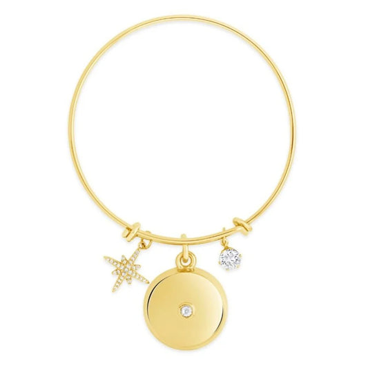 Starburst Charm Safety Bracelet (Gold)