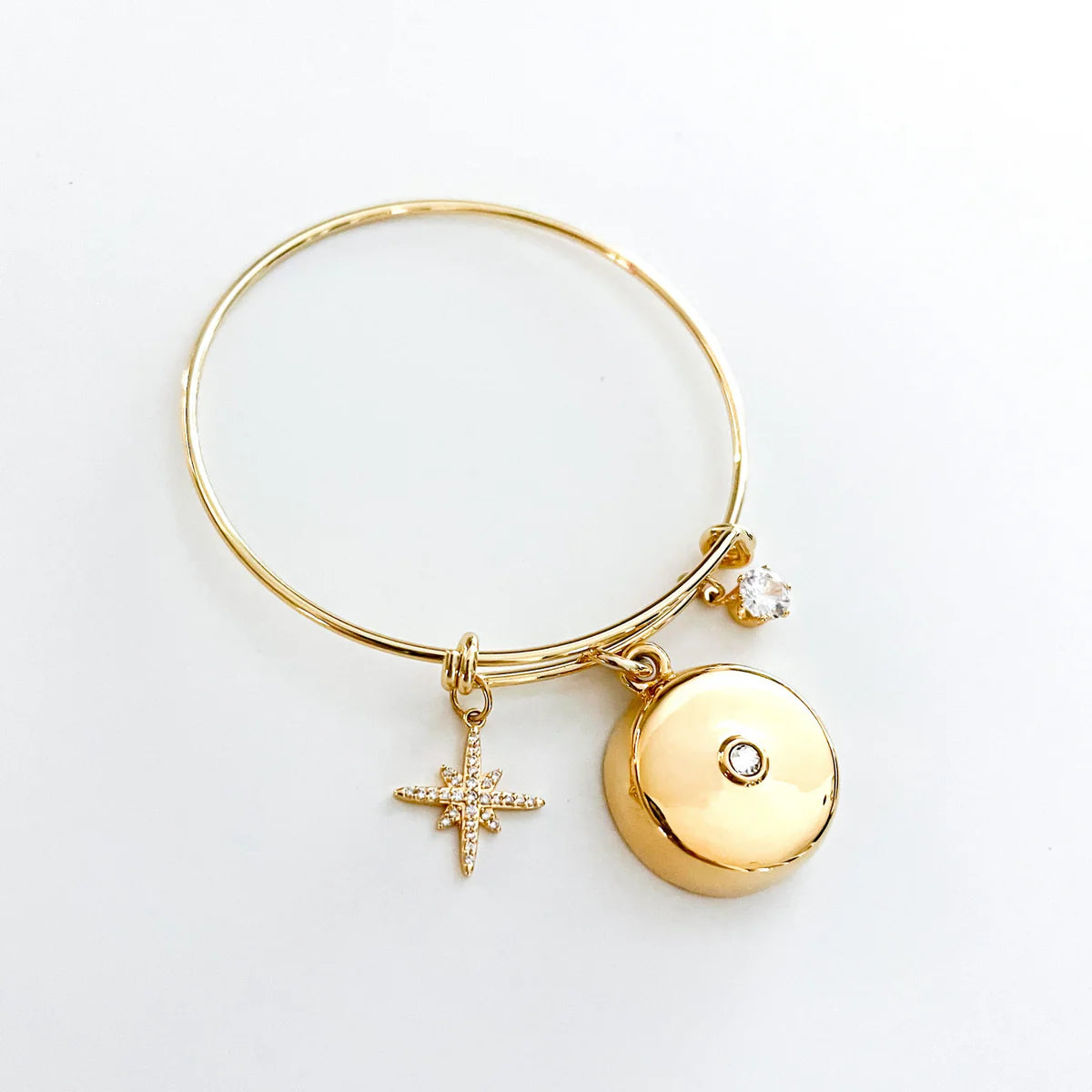 Starburst Charm Safety Bracelet (Gold)